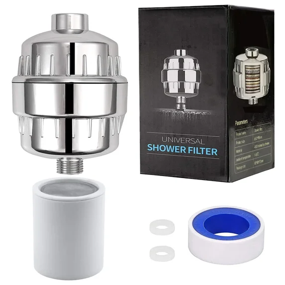 CIRCLE- 20 Stages Shower Head Filter For Hard Water Purifier Water Softener