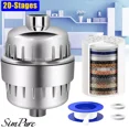 thumbnail image 1 of CIRCLE- 20 Stages Shower Head Filter Hard Water Filter,Remove Chlorine Heavy Metals Dust, 1 of 6
