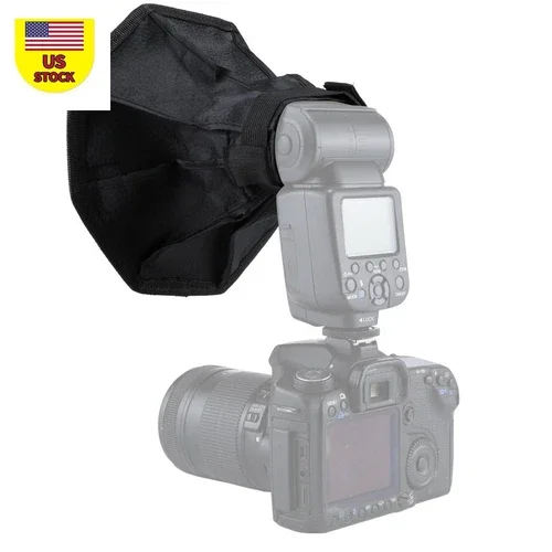 CIRCLE- 20Cm Mini Portable Foldable Softbox Diffuser For Speedlight Speedlite Flash