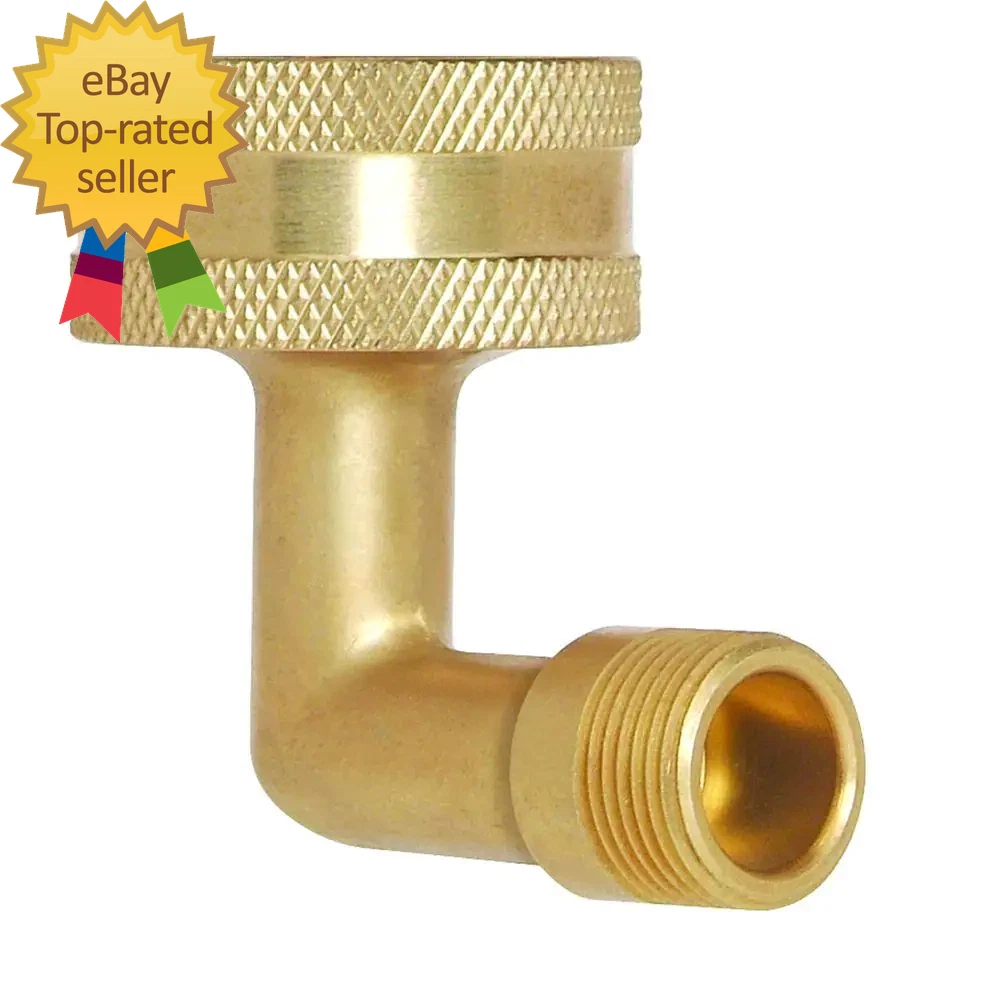 CIRCLE- 3/4 In. Female Hose Thread Swivel Nut X 1/2 In. O.D. Compression Dishwasher Elbo