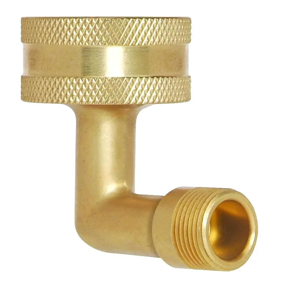 CIRCLE- 3/4 In. Female Hose Thread Swivel Nut X 1/2 In. O.D. Compression Dishwasher Elbo