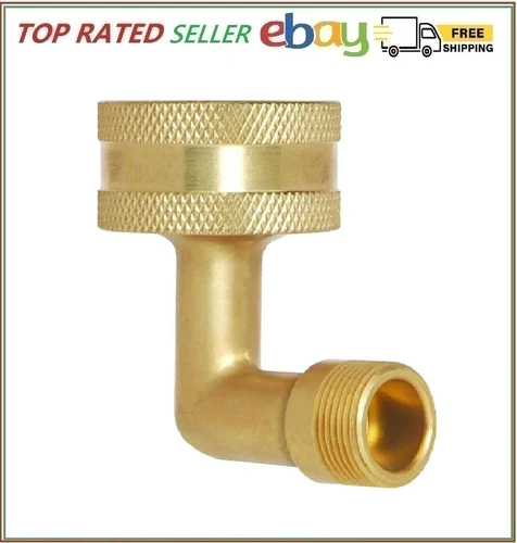 CIRCLE- 3/4 In. Female Hose Thread Swivel Nut X 1/2 In. O.D. Compression Dishwasher Elbo