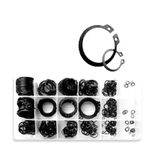 CIRCLE- 300Pc Snap Retaining Ring Assortment Kit 18 Different Sizes 1/8"-1 1/4"