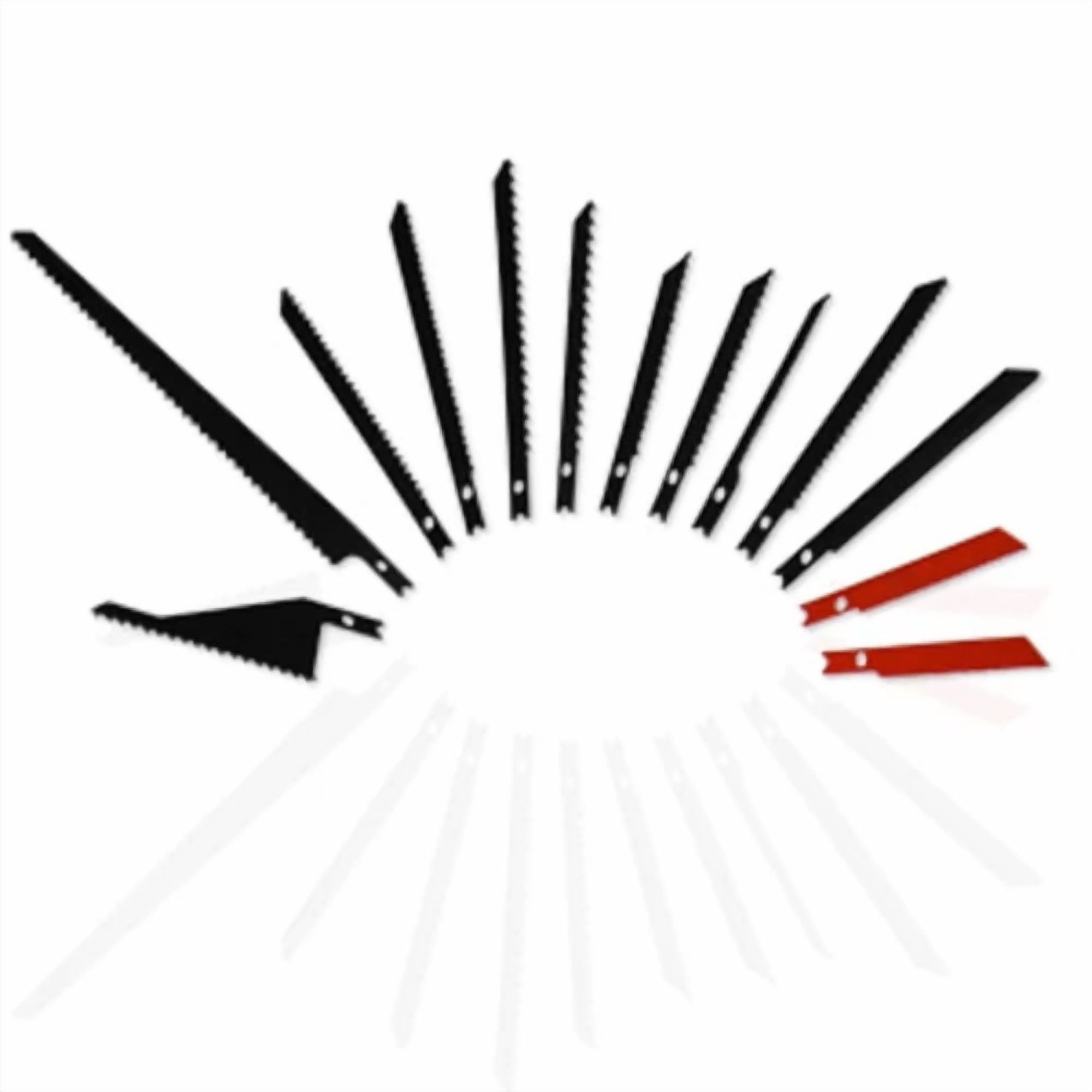 CIRCLE- 30Pc Jig Jigsaw Sabre Replacement Saw Blades Saber Metal Wood Cutting Assortment