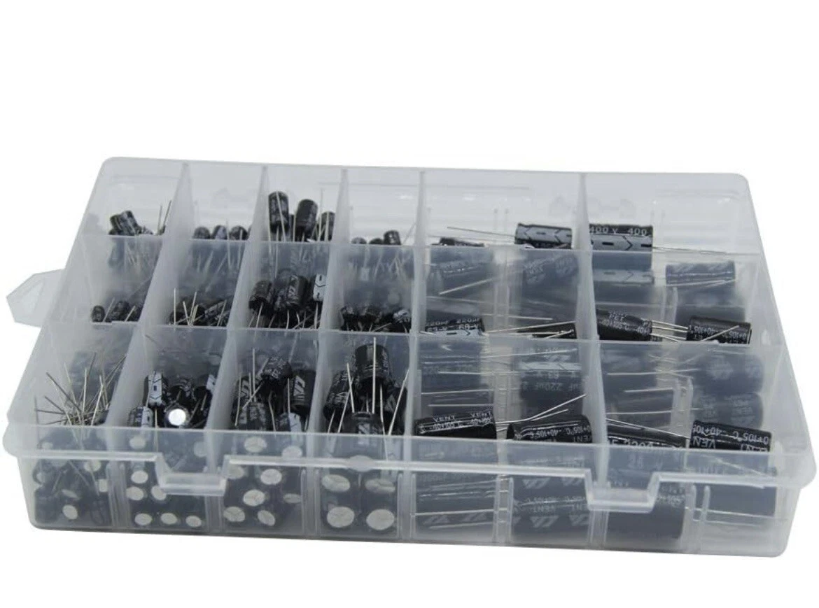 CIRCLE- 330 Pcs 20 Values Smd Aluminum Electrolytic Capacitor Assorted Kit 1Uf - 1000Uf