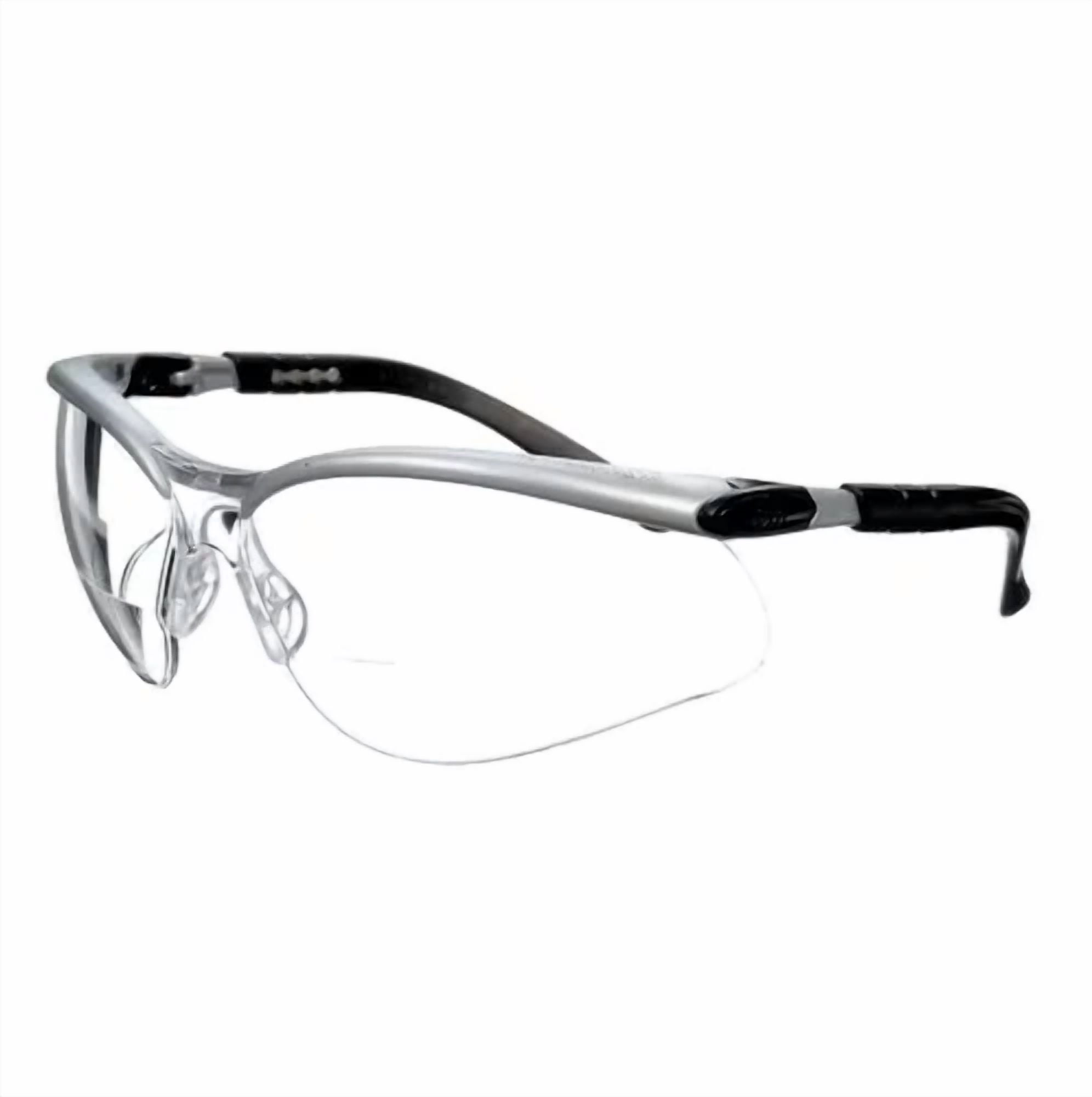 CIRCLE- 3M Bx 11374 +1.5 Bifocal Readers Clear Anti Fog Protective Safety Glasses