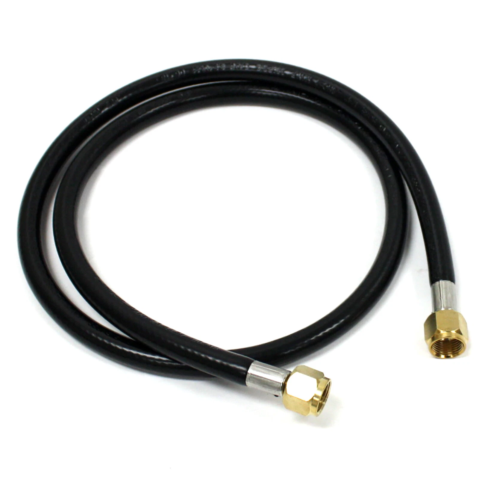 CIRCLE- 4 Feet Propane Natural Gas Line 3/8 Female Flare Hose Bbq Grill Stove Rv Lp Nat