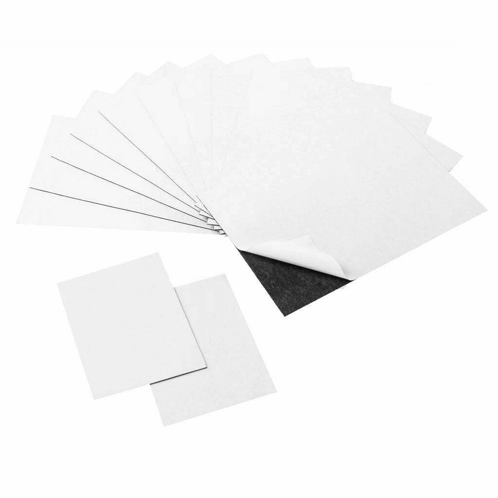 CIRCLE- 4 X 6 Strong Flexible Self-Adhesive Magnetic Sheets, Magnet Sheets For Photos