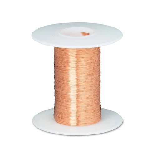 CIRCLE- 43 Awg Gauge Enameled Copper Magnet Wire 2 Oz 8262' Length 0.0024 155C Natural