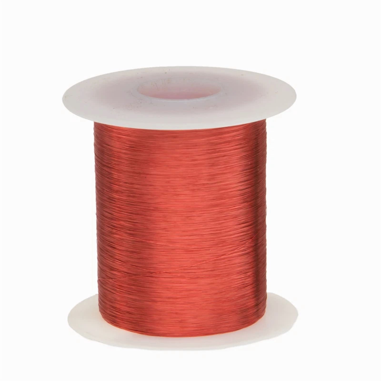 CIRCLE- 43 Awg Gauge Enameled Copper Magnet Wire 2 Oz 8262' Length 0.0024 155C Red