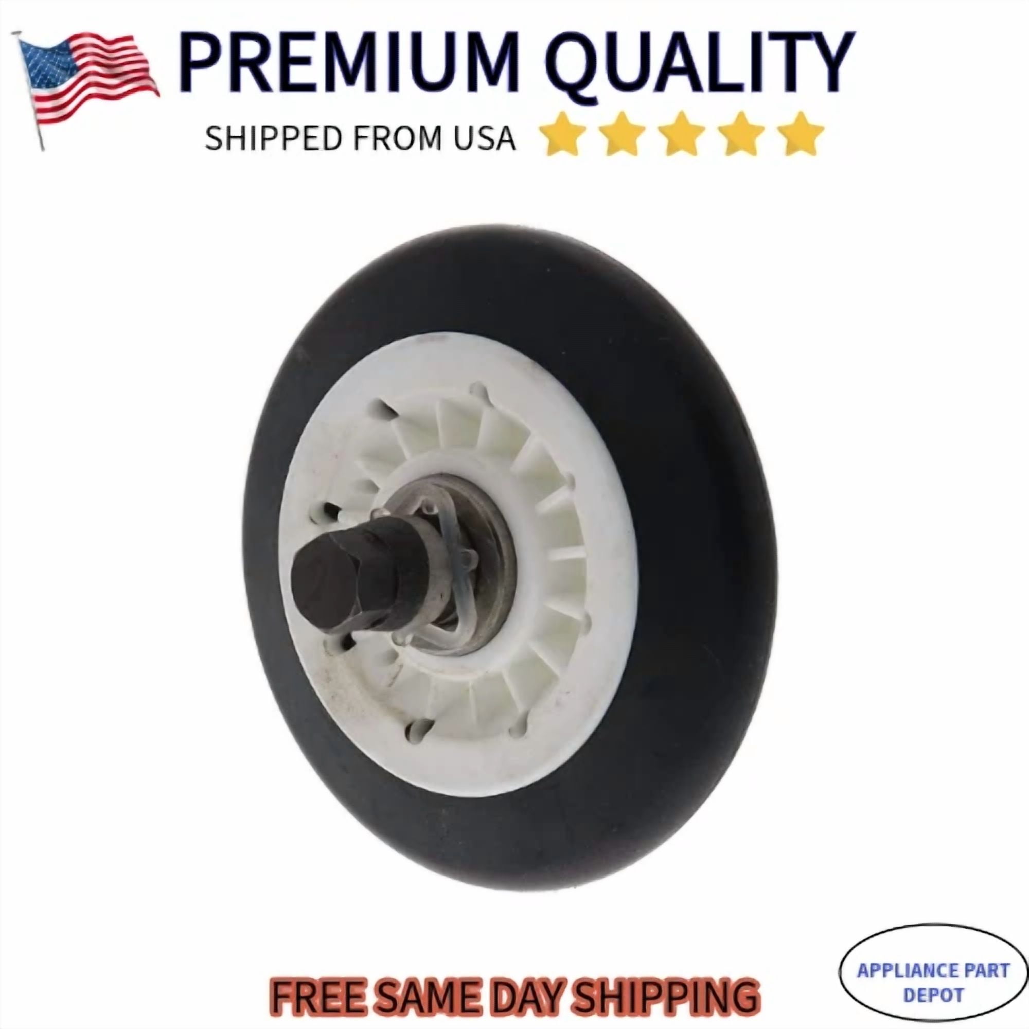 CIRCLE- 4581El3001A Dryer Drum Roller For Lg Kenmore Dryers