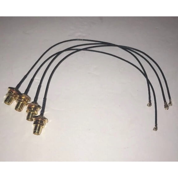 CIRCLE- 4Pcs Ufl.Ipx To Sma Female Bulkhead Pigtail Cable 1.37Mm 20Cm 8 Inch Usa Wifi Ro