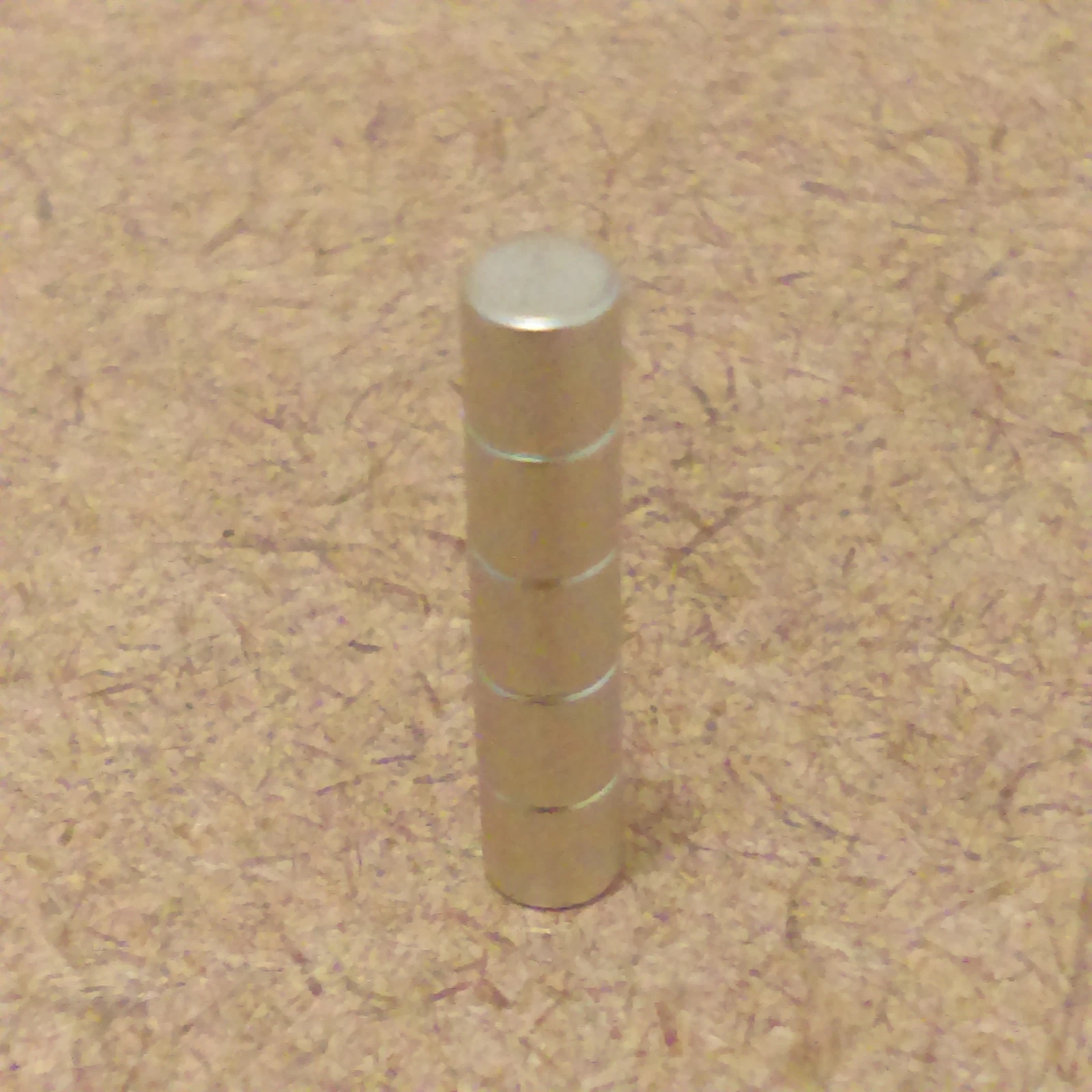 CIRCLE- 5 N52 Neodymium Cylindrical (1/4 X 1/8) Inch Cylinder/Disc Magnets.