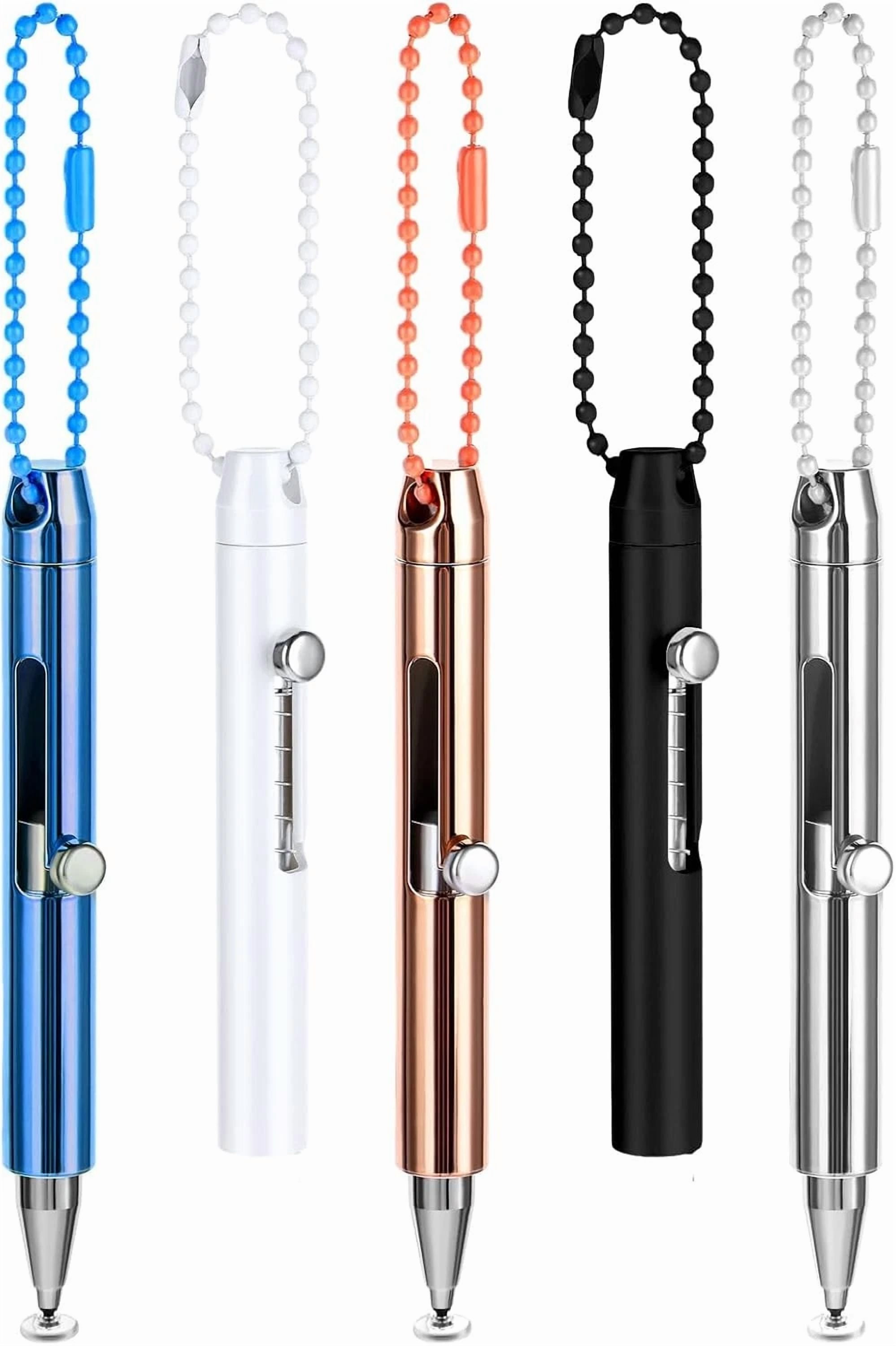 CIRCLE- 5 Pack Stylists Pens For Touch Milky White, Rose Gold, Black, Blue, Silver