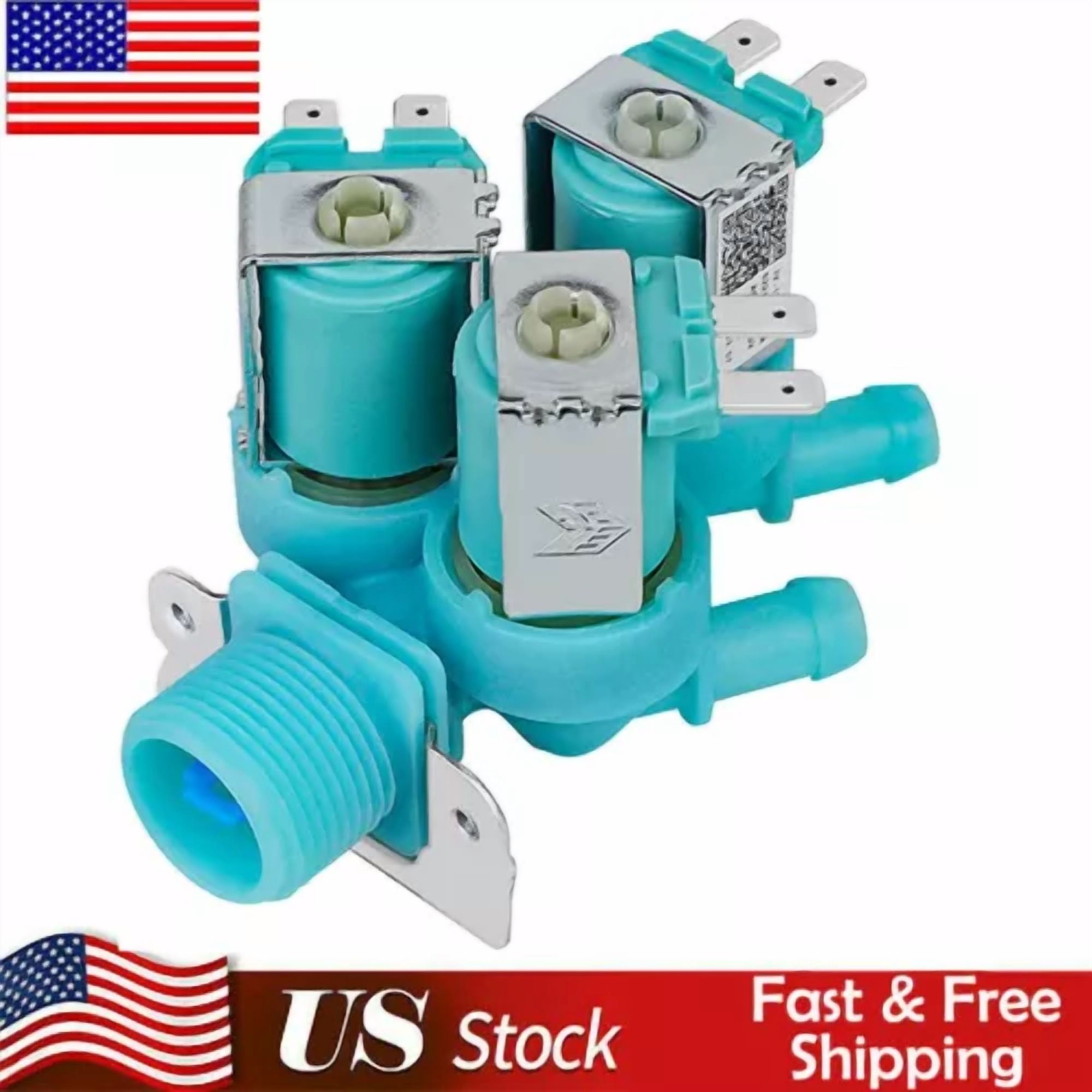 CIRCLE- 5221Er1003A Washer Cold Water Inlet Valve Replacement Part For Lg Kenmore Sears