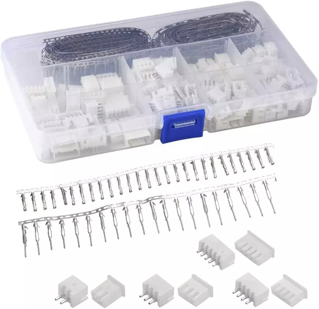 CIRCLE- 560Pcs Jst 2.54Mm Plug Housing Socket M/F 2/3/4/5 Pin Terminal Assortment Kit
