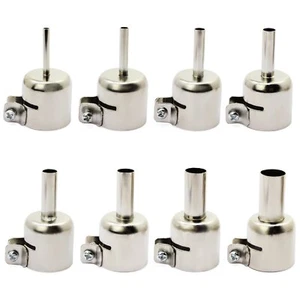 CIRCLE- 8Pcs Heat Gun Nozzle Set 3-12Mm For 850 Series Soldering Station Hot Air Tools