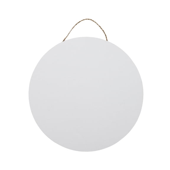 Hello Hobby White Circle Canvas Board for All Ages - Perfect Art Board for Acrylic, Oil, and Mixed Media