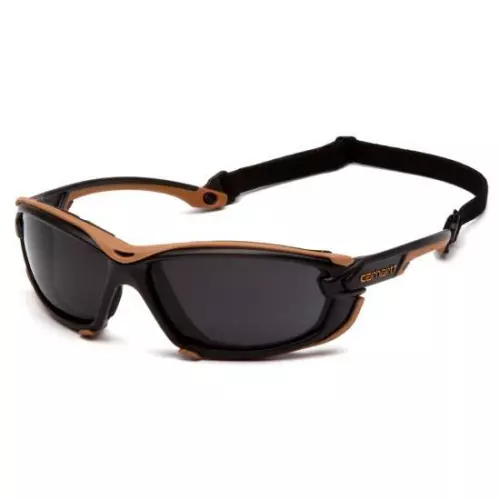 CIRCLE- Carhartt Anti Fog Gray Padded Work Safety Sun Glasses Ansi Z87+ Uv Work Eyewear