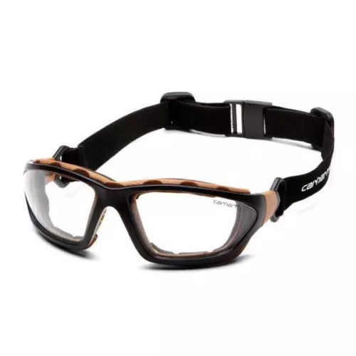 CIRCLE- Carhartt Clear Anti Fog Padded Shooting Safety Glasses Ansi Z87+ Work Eyewear