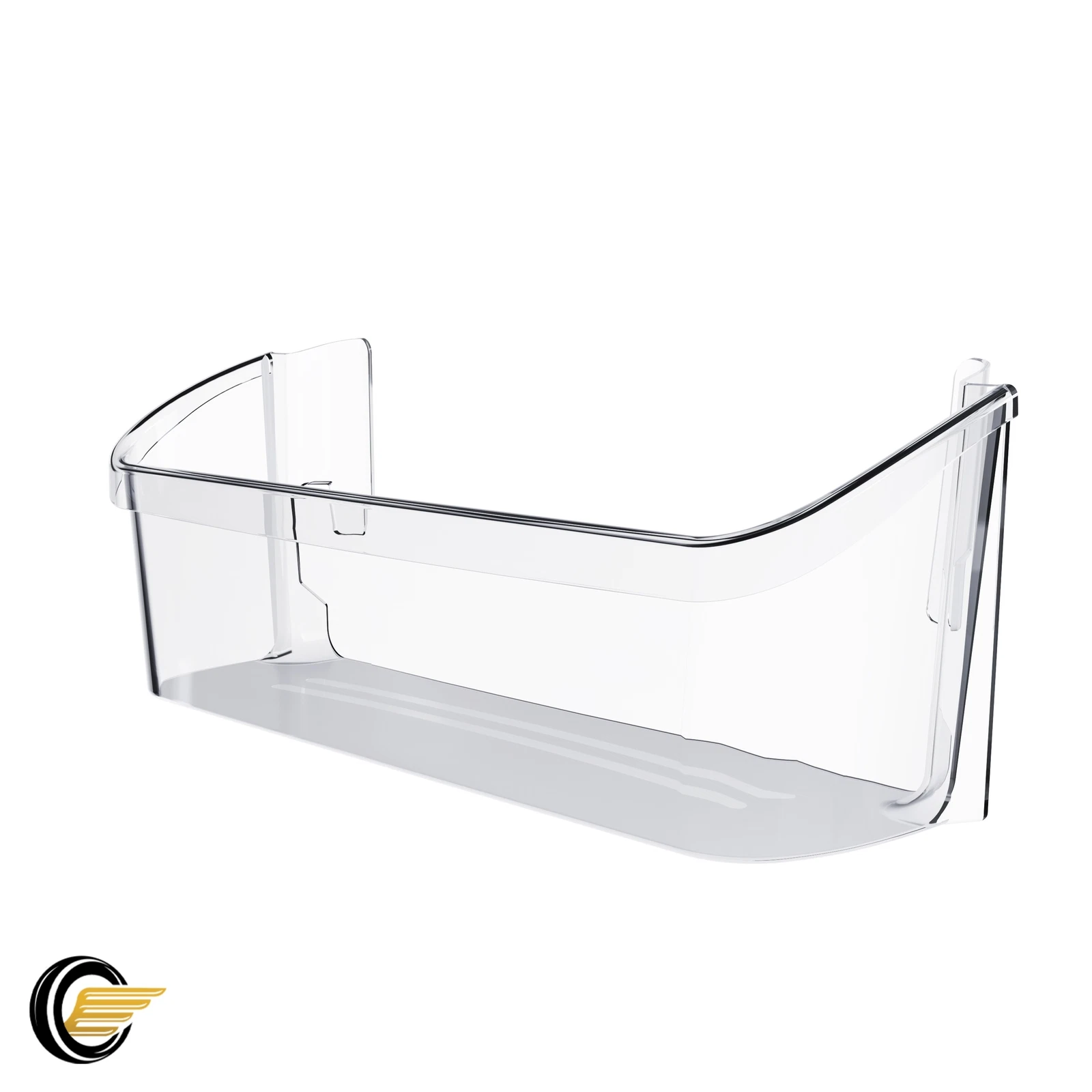 CIRCLE- Clear Door Bin Shelf Compatible With Frigidaire Refrigerator 240323002 240323001