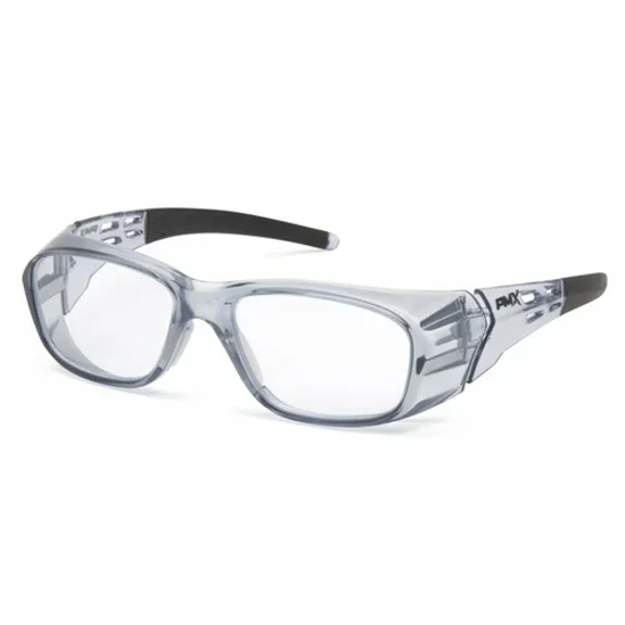 CIRCLE- Clear Magnifying Protective Reading Safety Glasses Full Readers +2.0 Ansi Z87+