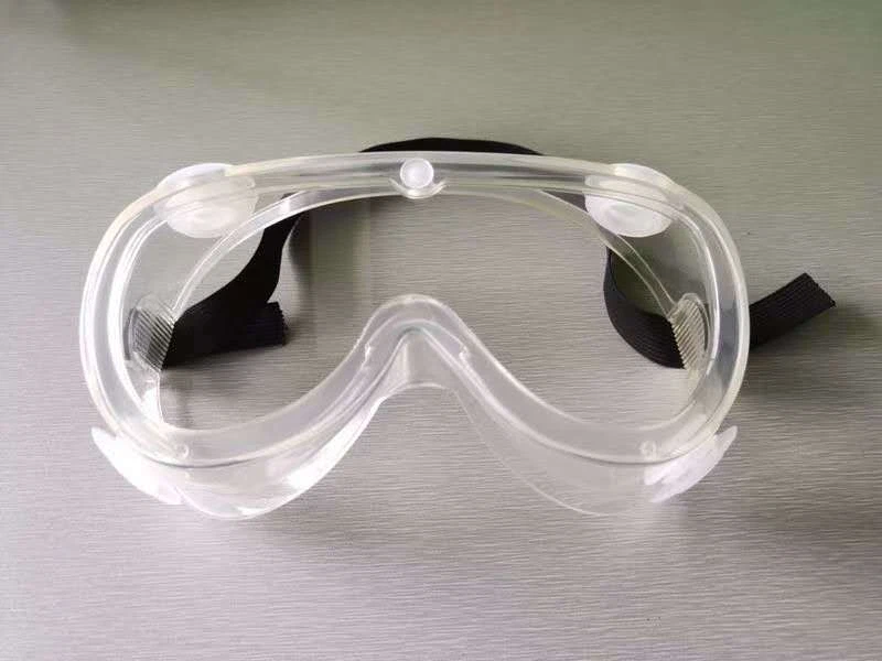 CIRCLE- Clear Protective Safety Glasses Eye Protection Anti-Fog Fit-Over Goggles-2 Pairs