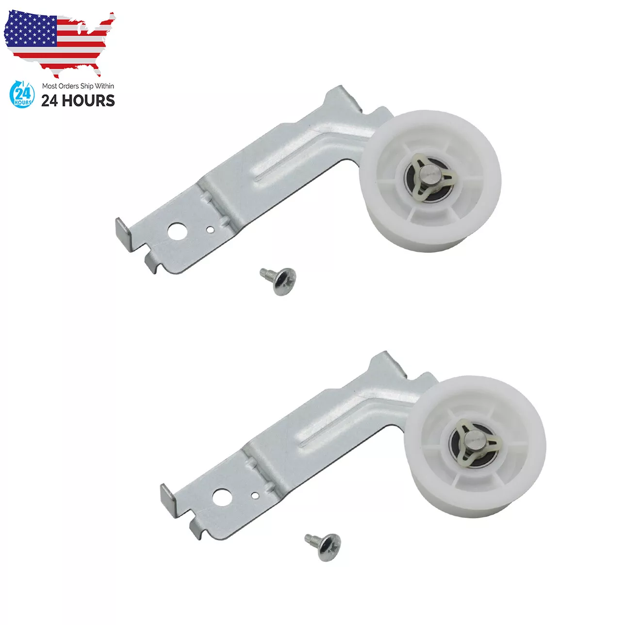 CIRCLE- Dc93-00634A Dryer Idler Pulley Assembly For Samsung-2Pack