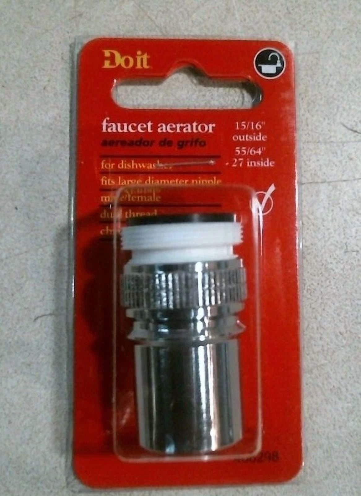 CIRCLE- Doit Best 408298 Faucet Aerator 15/16 Outside 55/64-27 Inside Free Shipping