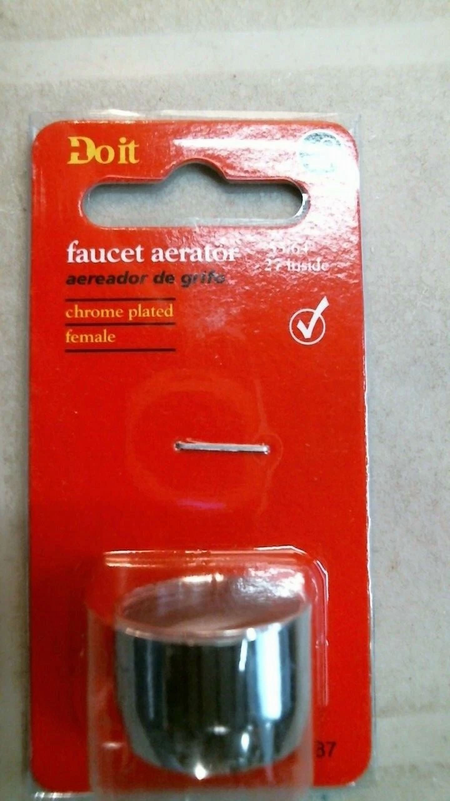 CIRCLE- Doitbest 408387 Faucet Aerator, 55/64-27 I.D., Female, Free Shipping