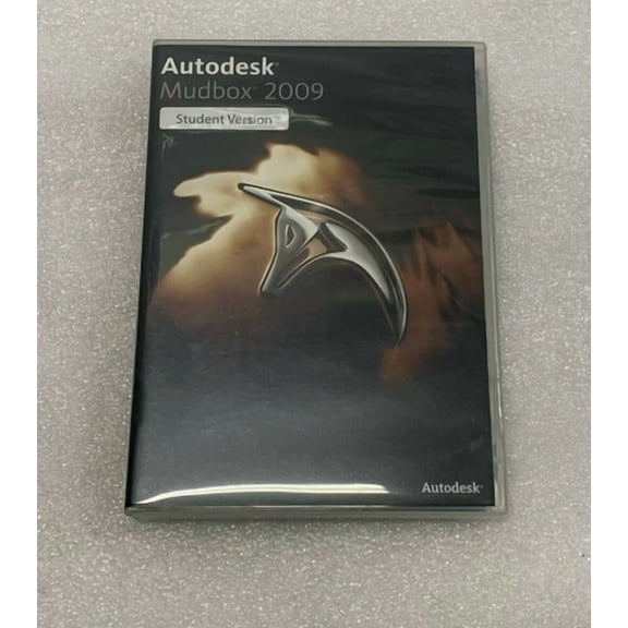 CIRCLE- Factory Sealed Autodesk Mudbox Student Version 2009 English Dvd Only (No Codes)