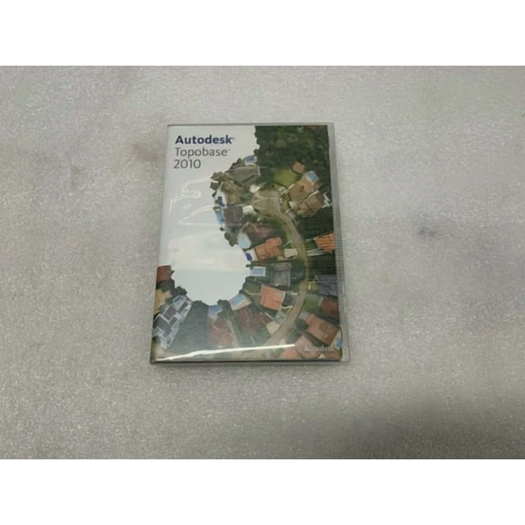 CIRCLE- Factory Sealed Autodesk Topobase 2010 English Language Dvd Only (No Codes)