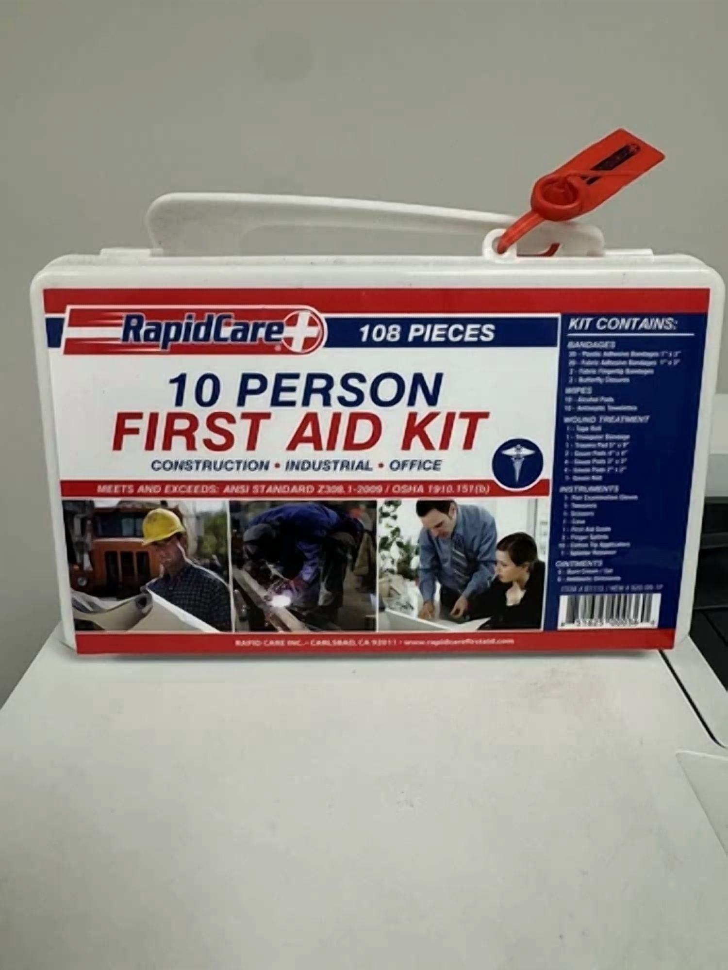 CIRCLE- First Aid Kit 10-Person Osha/Ansi -Compliant Emergency
