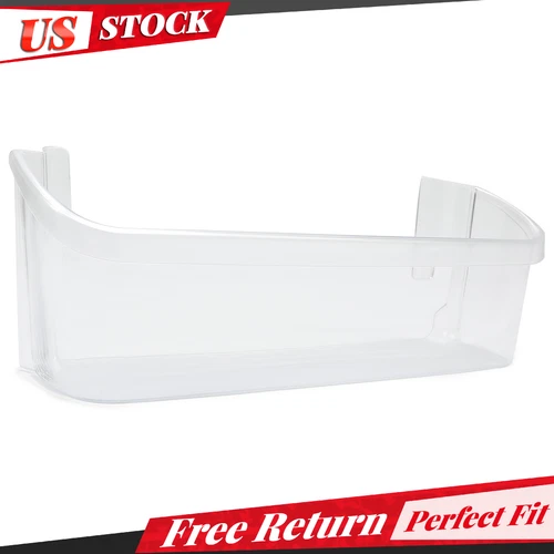 CIRCLE- For 240323002 Compatible With Frigidaire Refrigerator Door Bin Shelf Clear New
