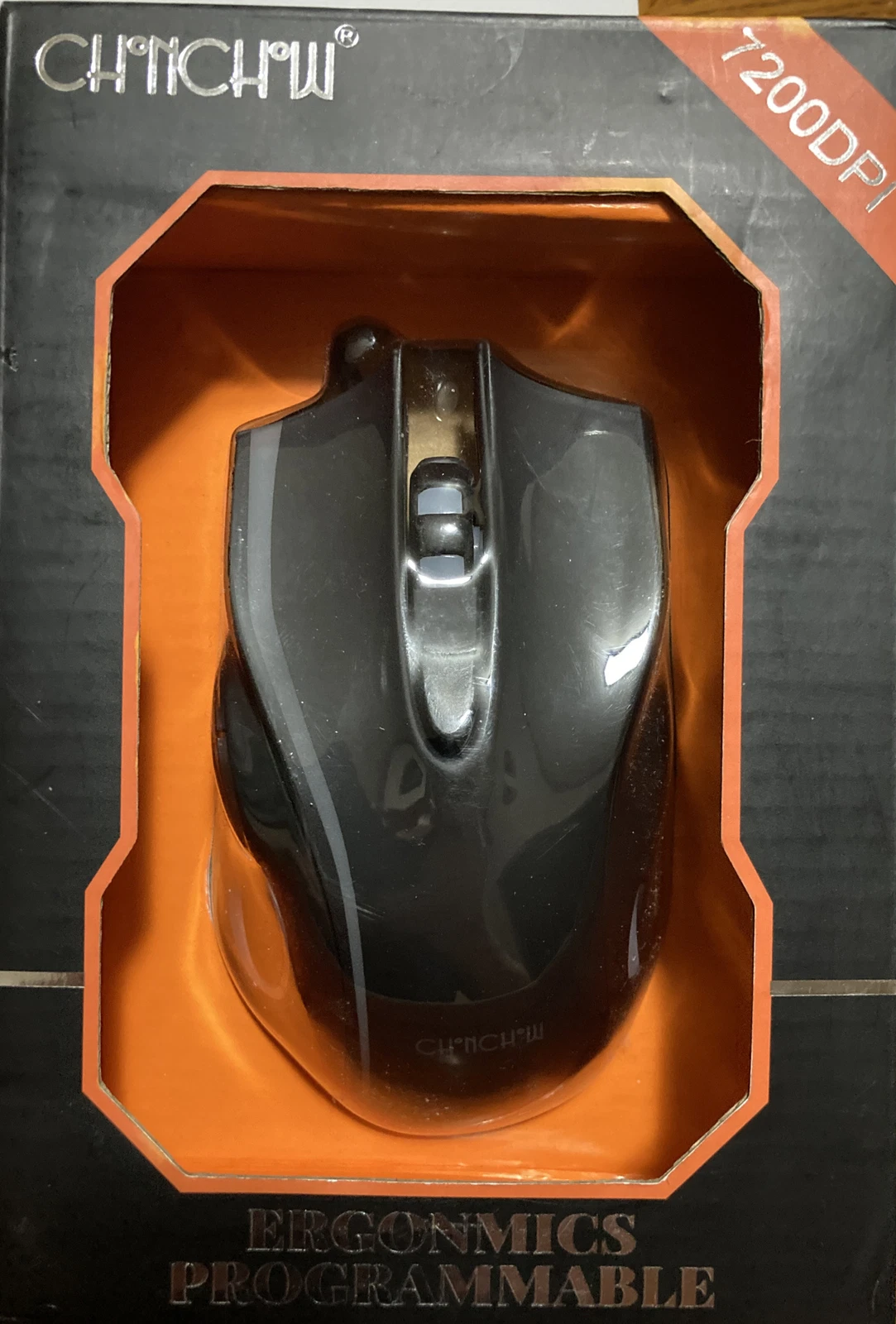 CIRCLE- Gaming Mouse-7200 Dpi Ergonomics Programmable New In Box