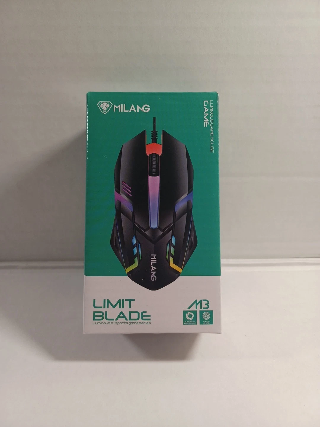CIRCLE- Gaming Mouse Wired Usb 3 Button Ergonomic With Led 7 Backlit Colors Pc Laptop