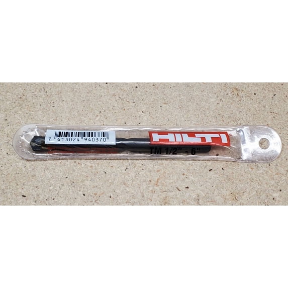 CIRCLE- Hilti No. 61483 Tm Masonry Drill Bit 1/2" X 6" - Concrete