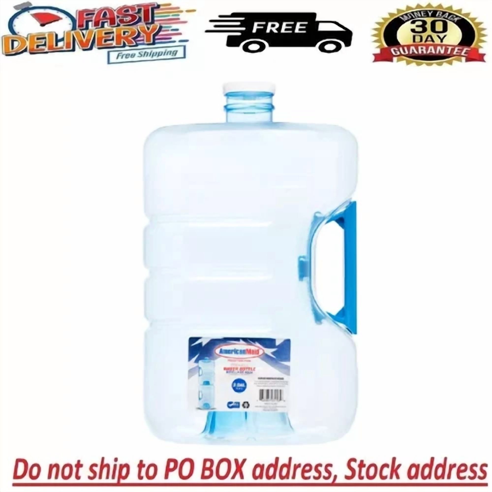 CIRCLE- Large Reusable 3 Gallon Water Bottle Jug Container Bpa Free Home Office Storage