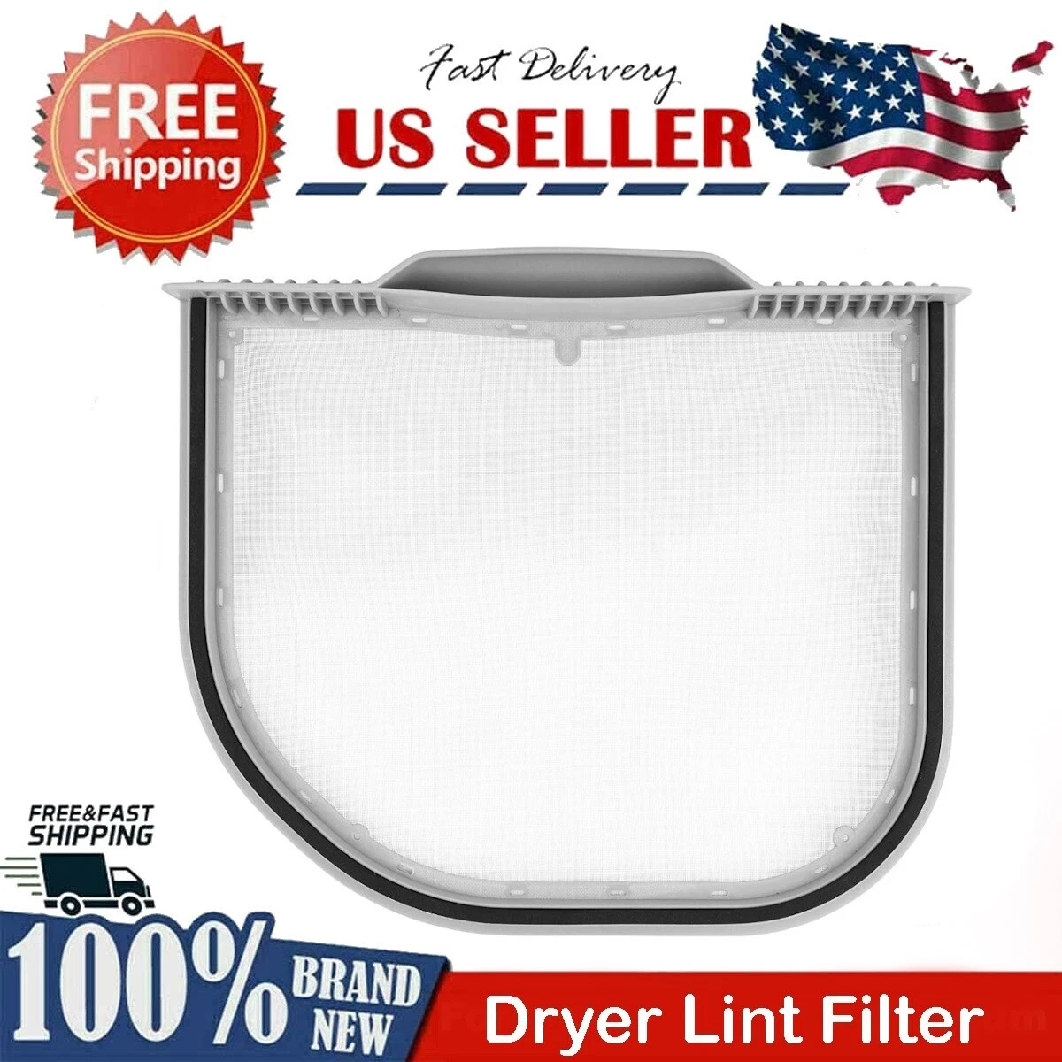 CIRCLE- Lint Screen Filter For Lg Dryer Rn1391As Rn13A4As8 Rn13A4Asd Rn13A4Cs8 Rn13A4Gsd