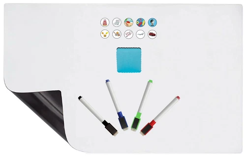 CIRCLE- Magnetic Calendar Refrigerator Whiteboard Dry Erase Organizer Sheet Set 17X13