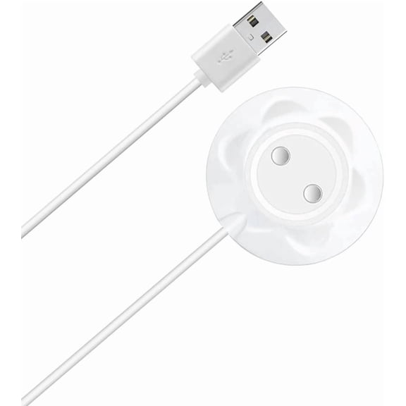 CIRCLE- Magnetic Usb Charger Cable, Replacement Fast Rose Charging Cord Dock White