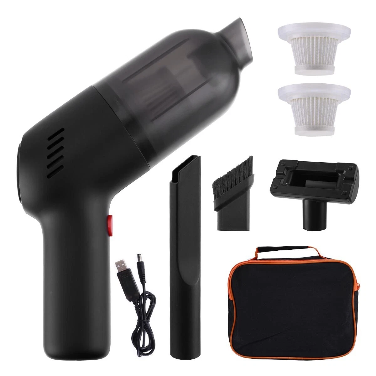CIRCLE- Mini Handheld Car Vacuum Cleaner Cordless W/Brushless Motor Keyboard Air Duster