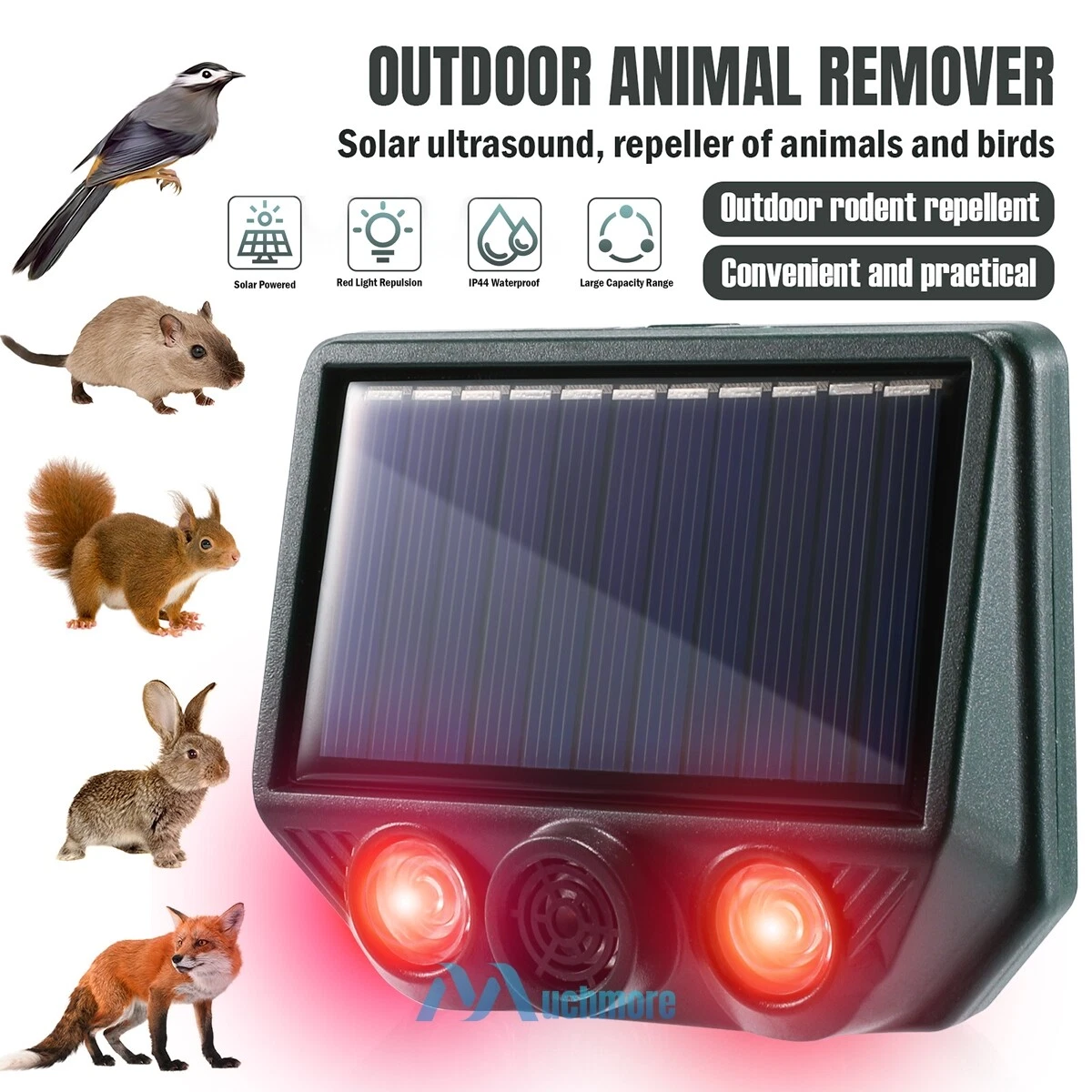 CIRCLE- New Upgraded Super Strong Ultrasonic Auto Detect Pest Rodent Mouse Repellent Hot