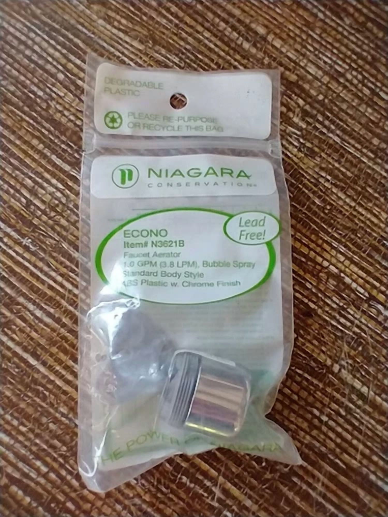 CIRCLE- Niagara Conservation Low Flow Faucet Aerator *1.0 Gpm*