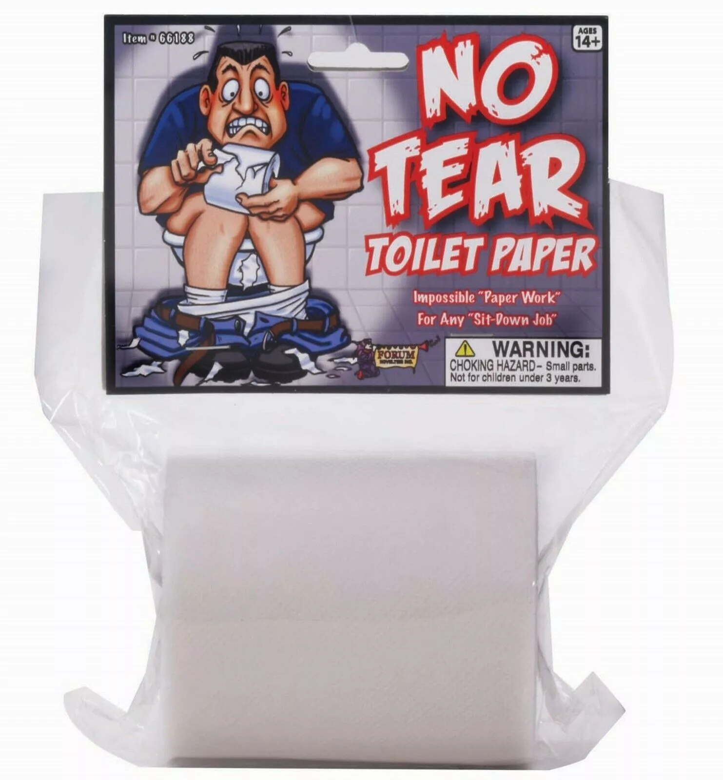 CIRCLE- No Tear Toilet Paper Hilarious Prank Gag Funny Bathroom Potty Poop Joke