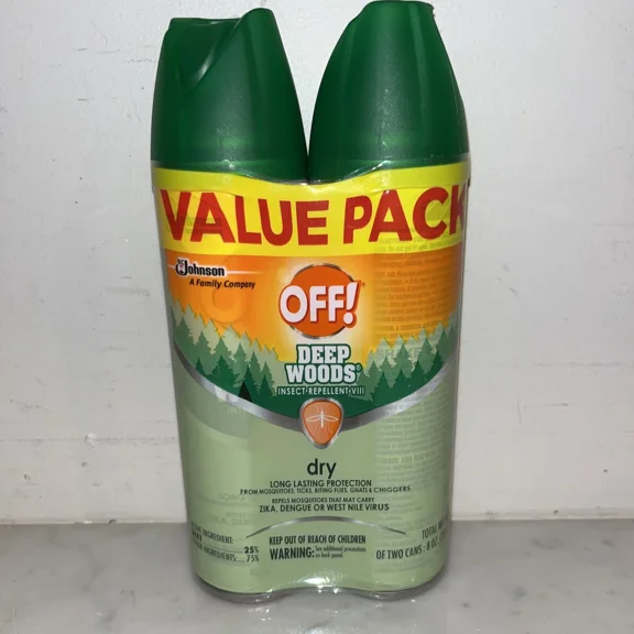 CIRCLE- Off! Deep Woods Insect Repellent Viii Dry, 4 Oz. (2 Ct) 8 Ounce