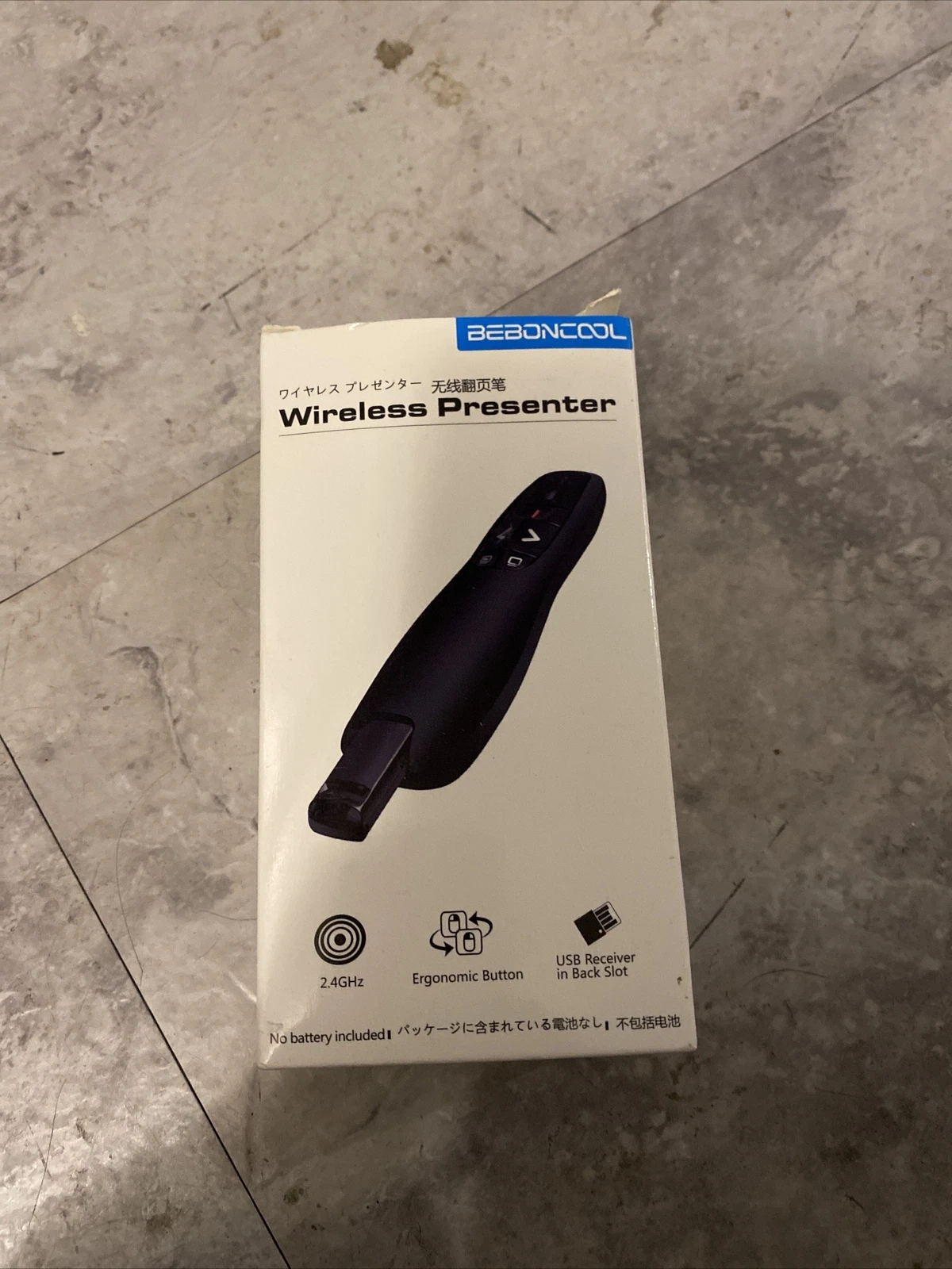 CIRCLE- Power Point Presentation Remote Control Wireless Usb Ppt Presenter Laser Pointer