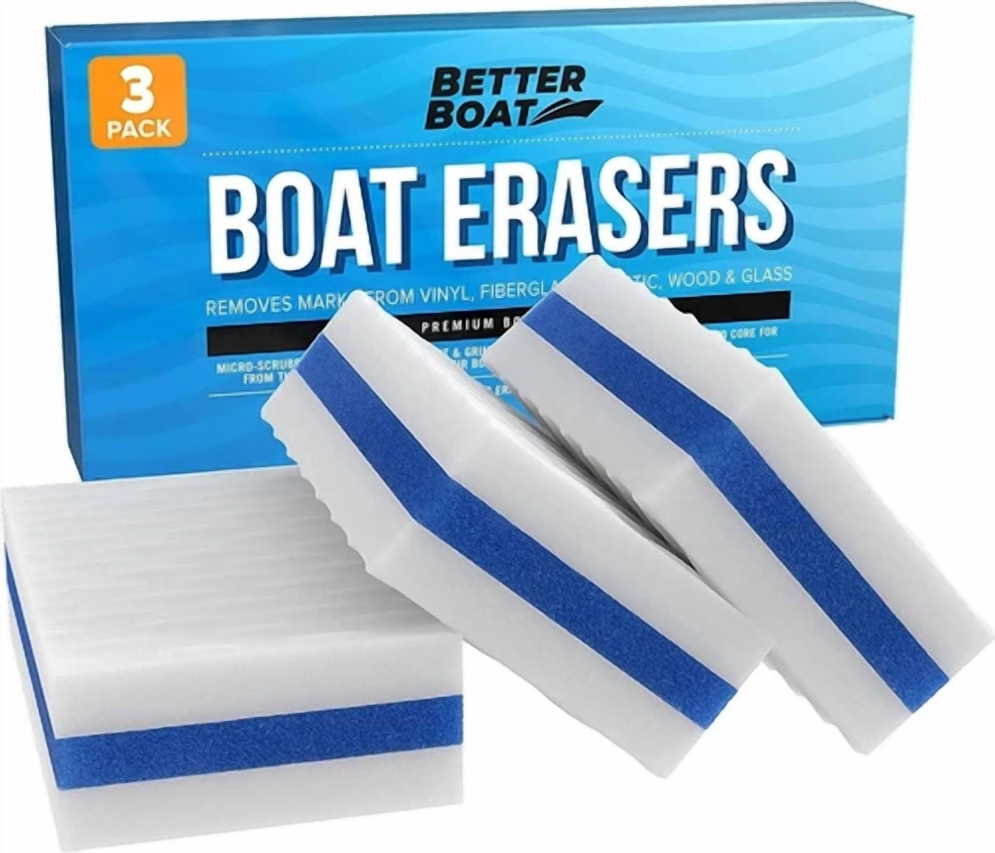 CIRCLE- Premium Boat Scuff Erasers, Boating Accessories For Cleaning, Gift For Pontoon,