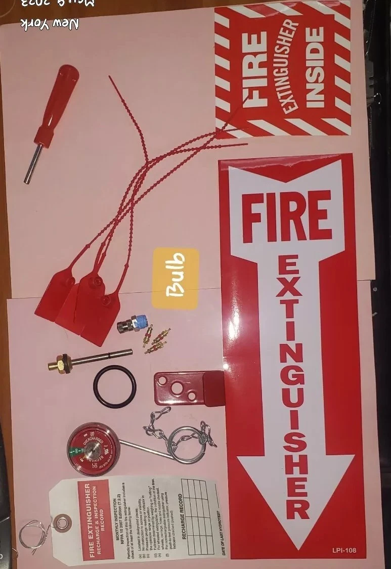 CIRCLE- ????Rebuild Kit All New Parts Amerex 2 1/2 Gallon Water Fire Extinguisher ????