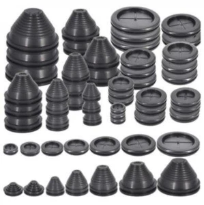 CIRCLE- Rubber Grommet Firewall Hole Plug Electrical Wiring Gasket Assortment Kit